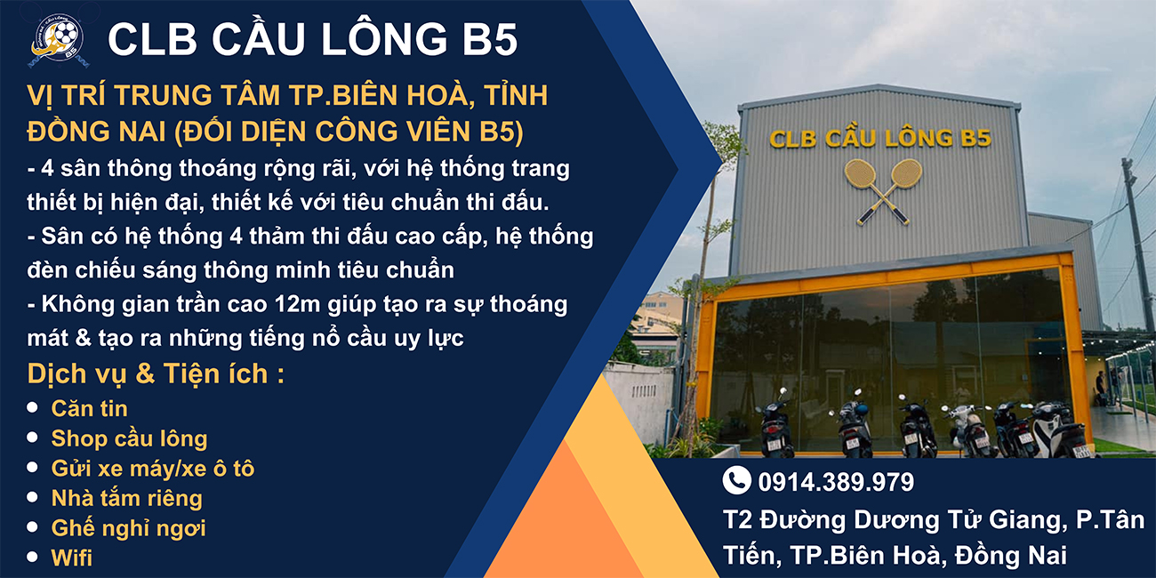 CLB Cầu Lông B5 - Biên Hoà, Đồng Nai